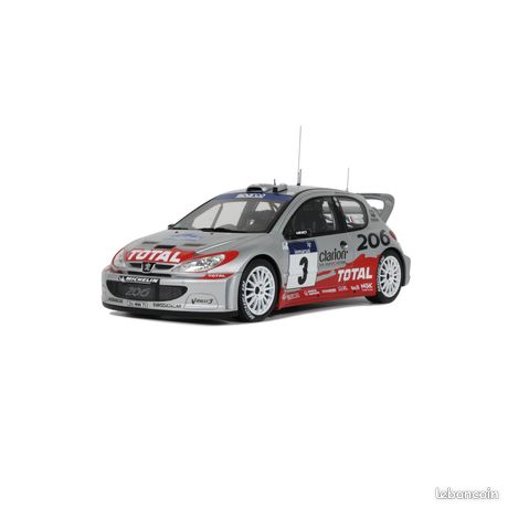 Provence Moulage Peugeot 206 WRC N°10 - Tour De Corse 2000 Panizzi - échelle 1/43