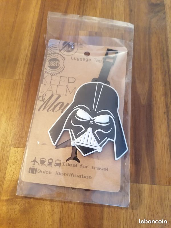Étiquette Bagage Star Wars – Dark Vador, Design Officiel & Résistant