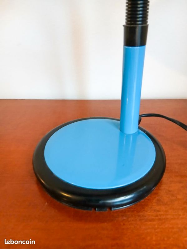 Lampe bleue vintage, années 70 (image 2)