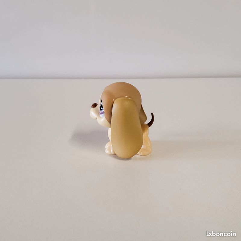 Figurine Littlest PetShop - Chien Basset N°1465 (Hound Dog) - Occasion - Pour Collection Ou Jeu
