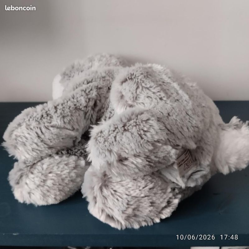 Gipsy Toys - Lapin Bélier - Peluche - 18 cm - Marron pas cher