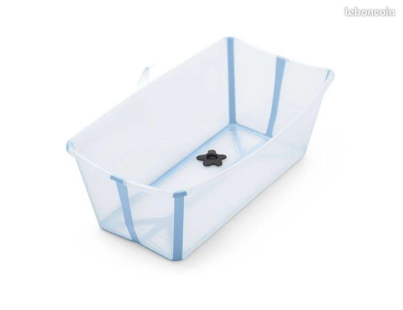 Pack pliable STOKKE - Pack Baignoire Flexi Bath bleu + support (image 1)