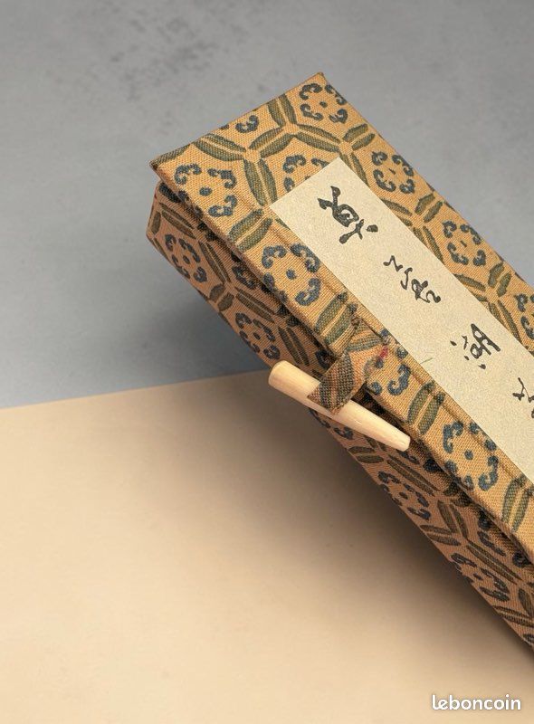 Ancien Coffret 4 Pinceaux Calligraphie Chinoise HUZHOU Shanlian PHENIX (image 9)