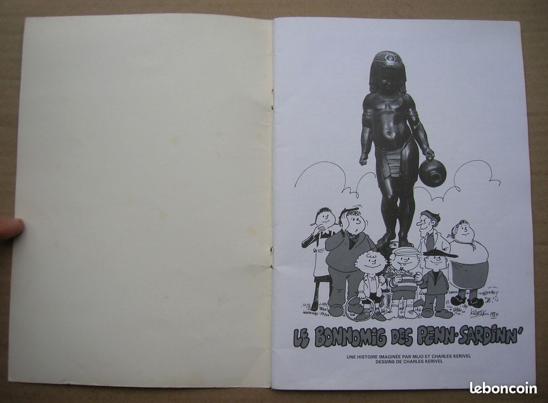 LE BONNOMIG DES PENN-SARDINN - BD de Charles KERIVEL - EO de 1980 en BE+ (image 3)
