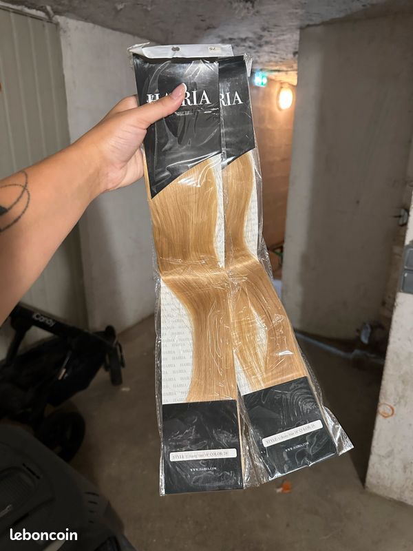 Extensions à clip blondes 45cm (image 2)