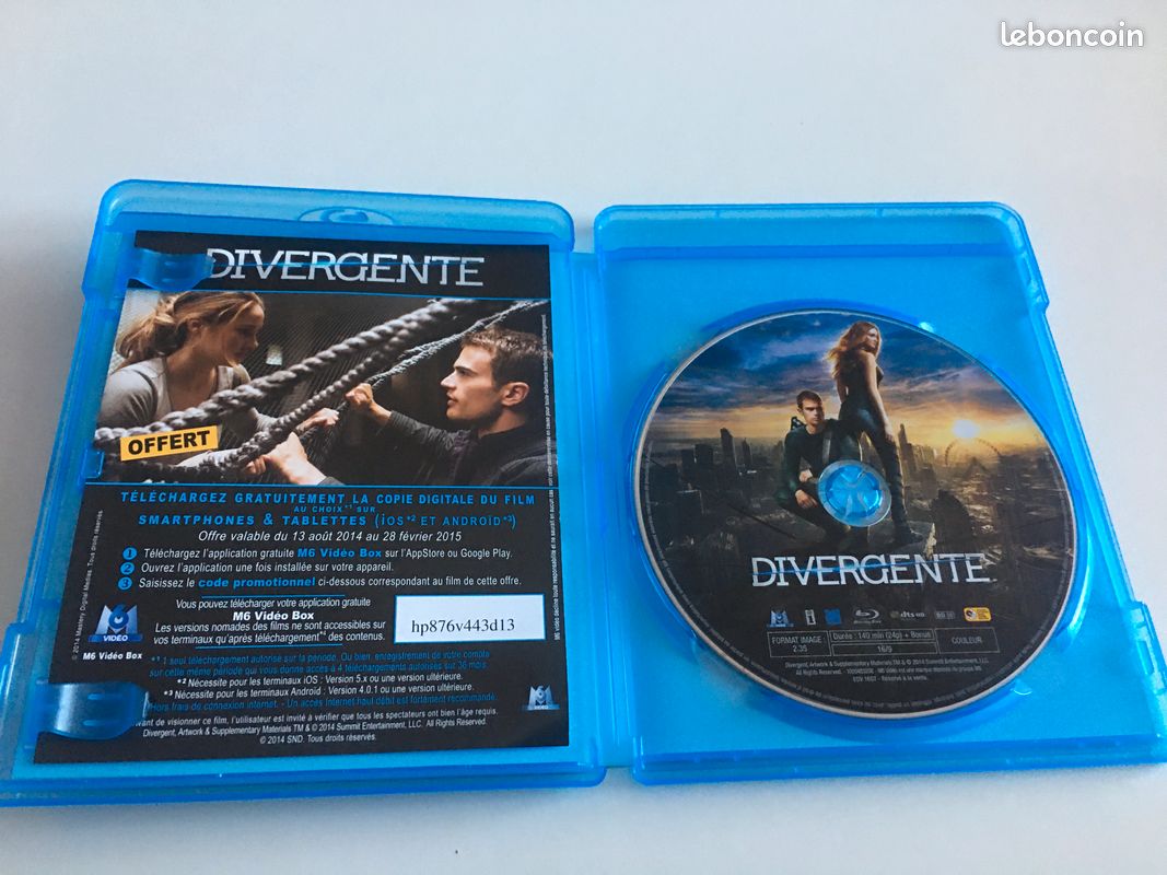 Blu ray Divergente, Twilight et Hunger Games (image 2)