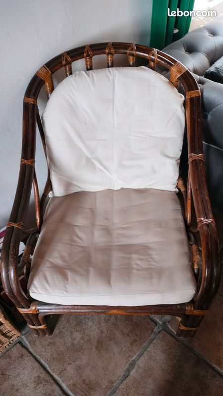 2 Fauteuils en rotin (image 2)