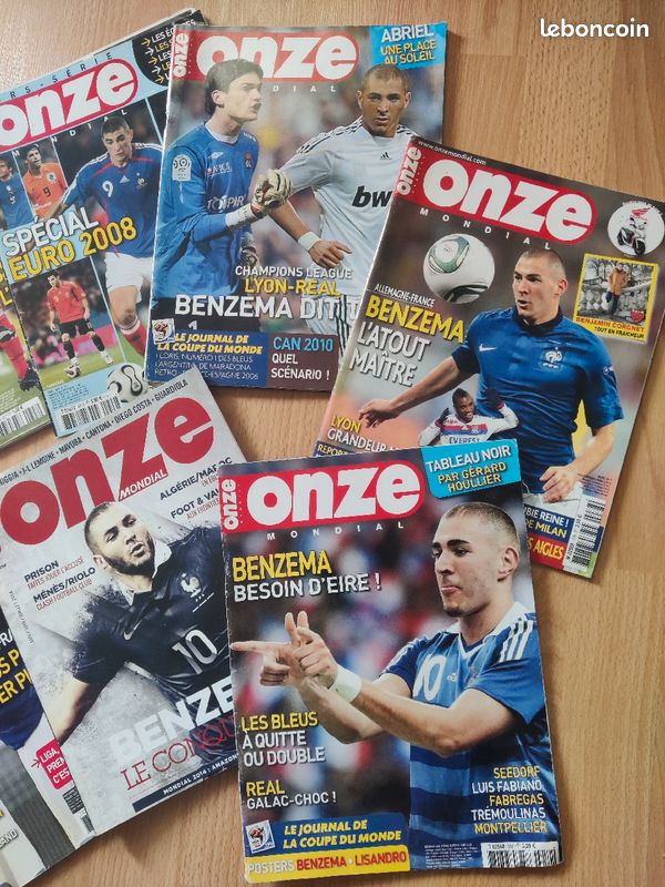 8 magazines Onze foot Benzema (image 3)