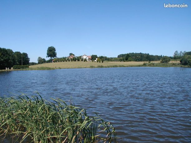 Terrain avec étang