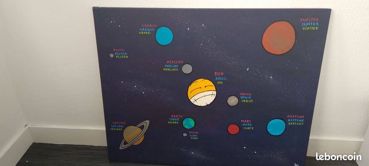 Tableau de l'espace solaire (enfant) (image 5)