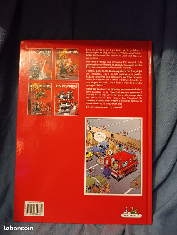 BD "Les Pompiers" - Tome 3 : "Le Feu de l'amour" (image 3)