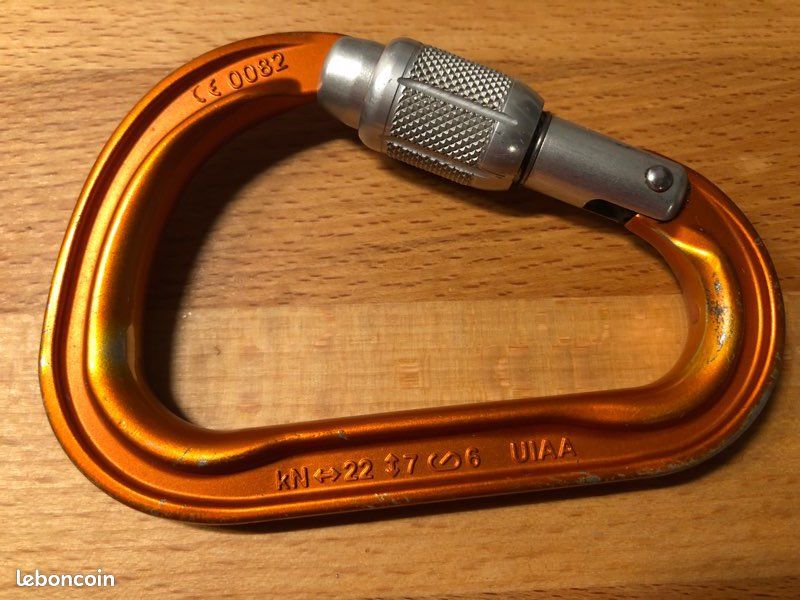 Mousqueton Escalade 25kN Mousqueton à Verrouillage Mousqueton En Forme De D Irisfr 96855487
