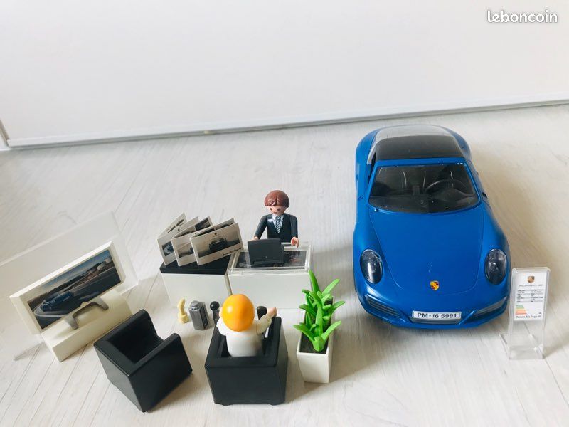 Playmobil Porsche 911 targa 45 bleue (image 1)