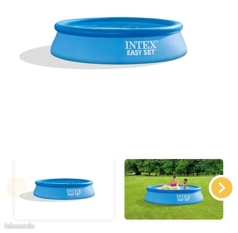 Intex 8 Ft X 24 In Easy Set Pool Set - Piscine Gonflable Facile à Installer