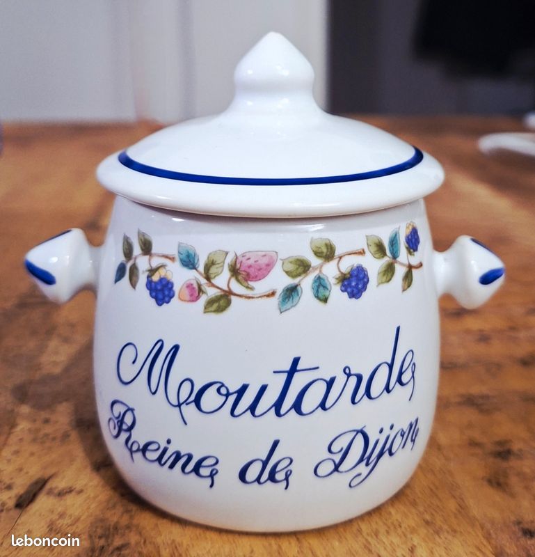 Pot à moutarde Reine de Dijon REVOL (image 1)