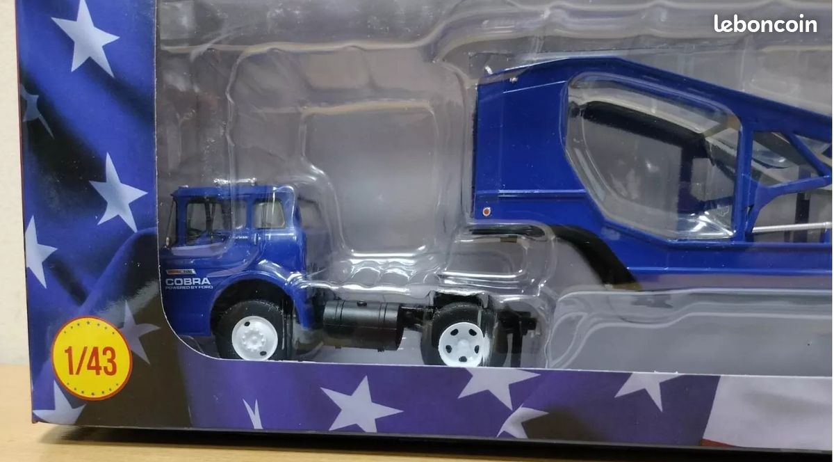 Camion IXO 1/43 - Ford Série C 1980 N°39, Version Publicitaire, Neuf En Boîte