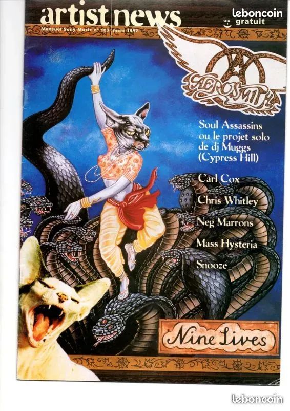 Revue ARTIST NEWS (Sony Music) N° 109 de mars 1997 (image 1)
