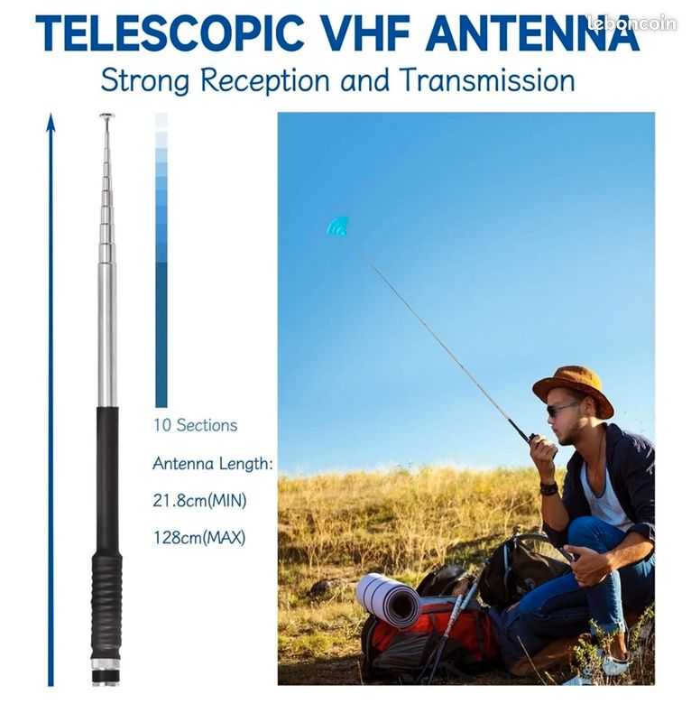 Antenne télescopique 128 cm (image 1)