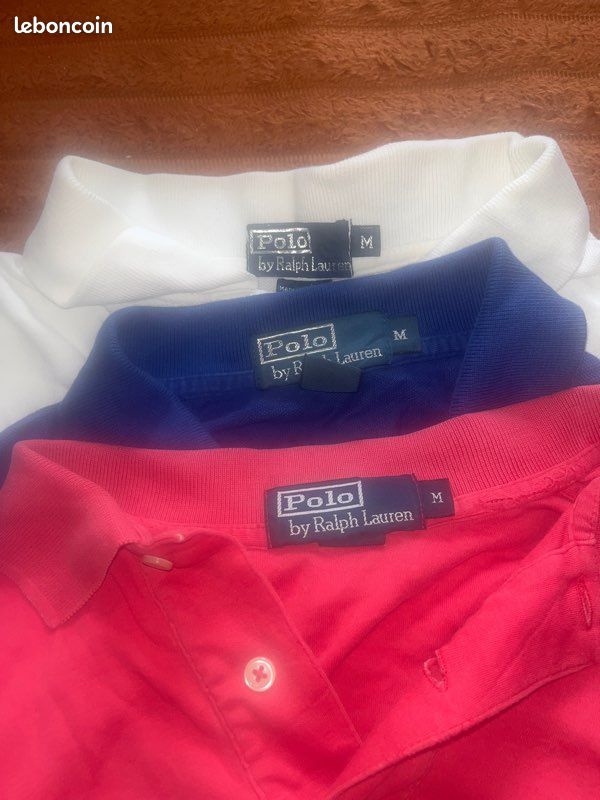 Lot de 3 polos Polo by Ralph Lauren – Taille M (image 1)