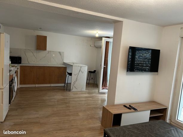 T2 meublé en rez de chaussée