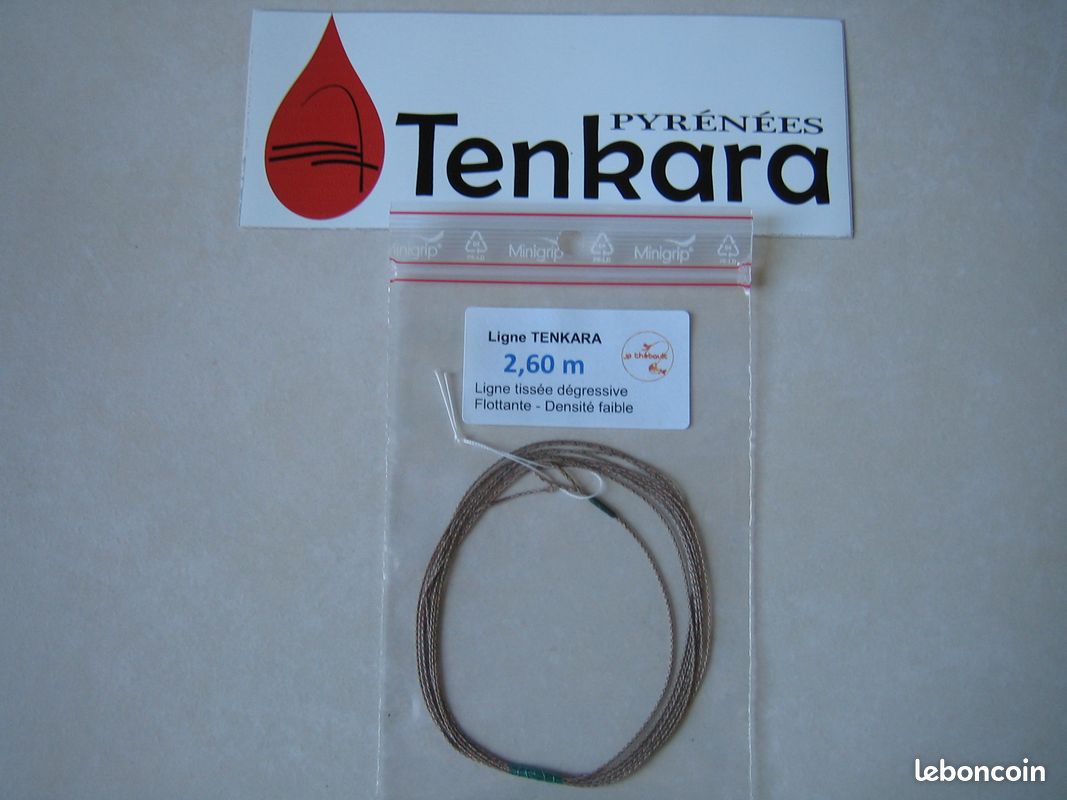Tenkara-Ligne de pêche à la mouche de 9 pieds, fil coulant, fournitures pour menton  18