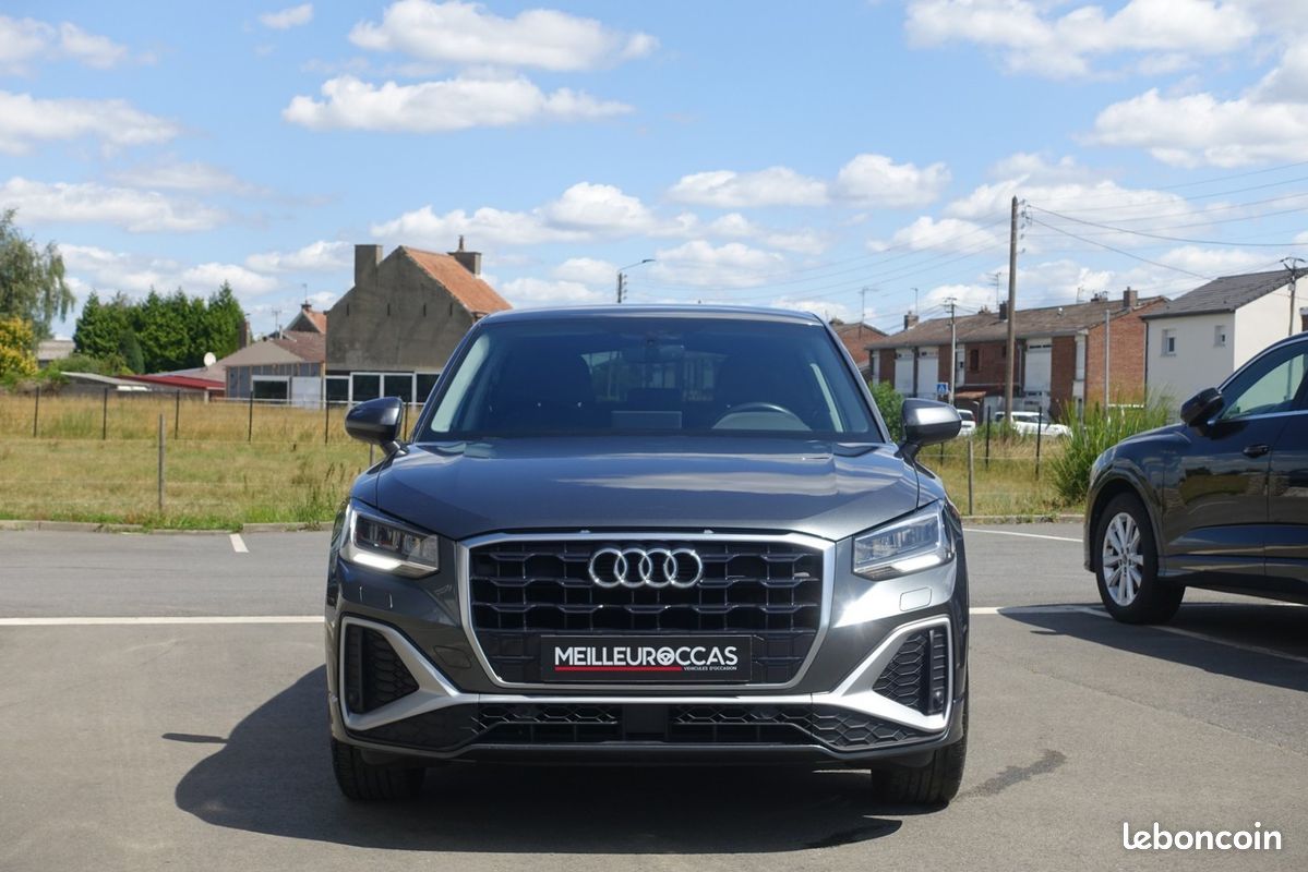 Q2 35 Tfsi S-Line S-Tronic 150 ch Virtual cockpit/Cuir chauffant/Gps Europe/Caméra de recul/Carplay/Régulateur/Attelage/1*Main/Garantie 12 mois (image 2)