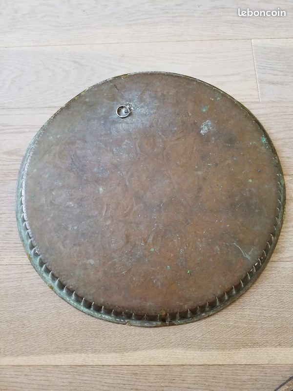 3 plats marocain en cuivre Laiton 45cm (image 5)