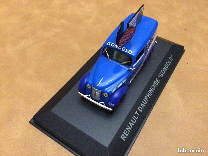 CIJ JUVA QUATRE RENAULT DAUPHINOISE 300Kgs 1/43è BON ETAT ANNÉES 50