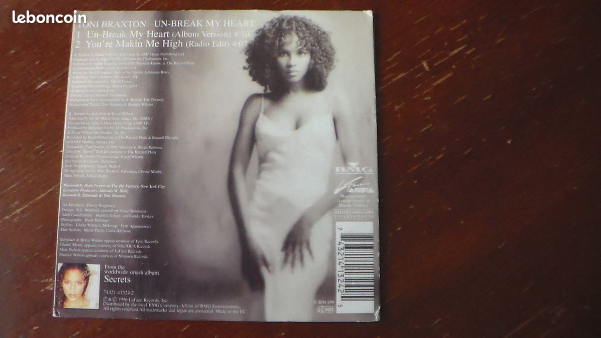 TONI BRAXTON Un Break My Heart (version originale 1996) (image 9)