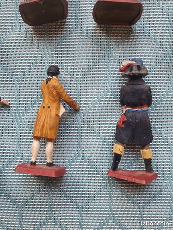Lot De 19 Figurines Publicitaires MOKAREX Moyen-Âge + 3 Socles – Échelle 54mm