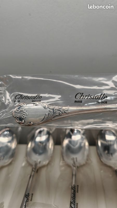 1 cuillère à soupe en métal argenté Christofle modèle marly 2