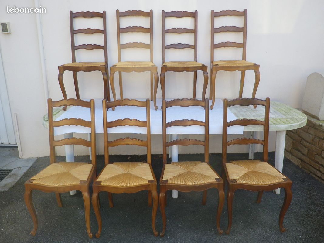 Lot de 6 chaises en hêtre - Parfait état (image 9)