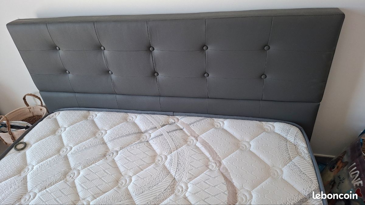 Lit et matelas 2 personnes neuf (image 6)