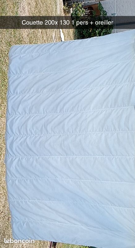 Couette + oreiller (image 1)