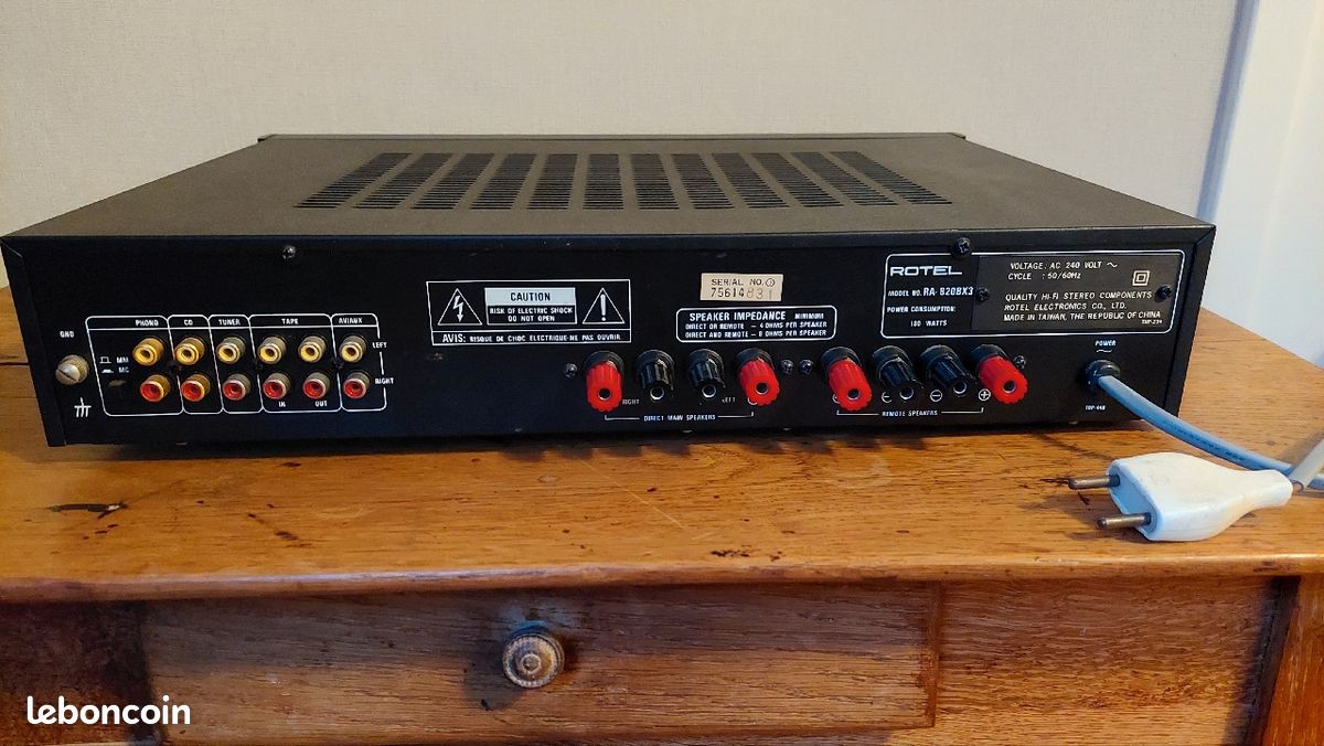 Ampli Rotel ra-820bx3 (image 3)