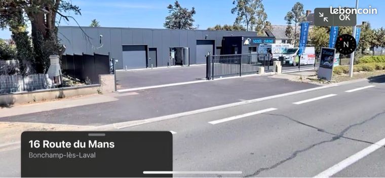 Location entrepôt amenagé 240m2