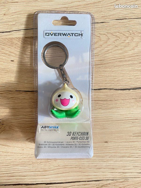 Porte-clés émaillé Overwatch Logo - Métal, Multi-couleur, Licence Officielle BioWorld (neuf)