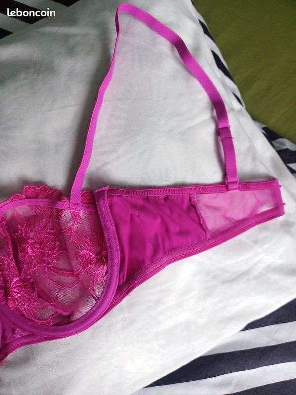 Soutien-gorge de grossesse et d'allaitement sans armatures - Violet Cache Cœur L