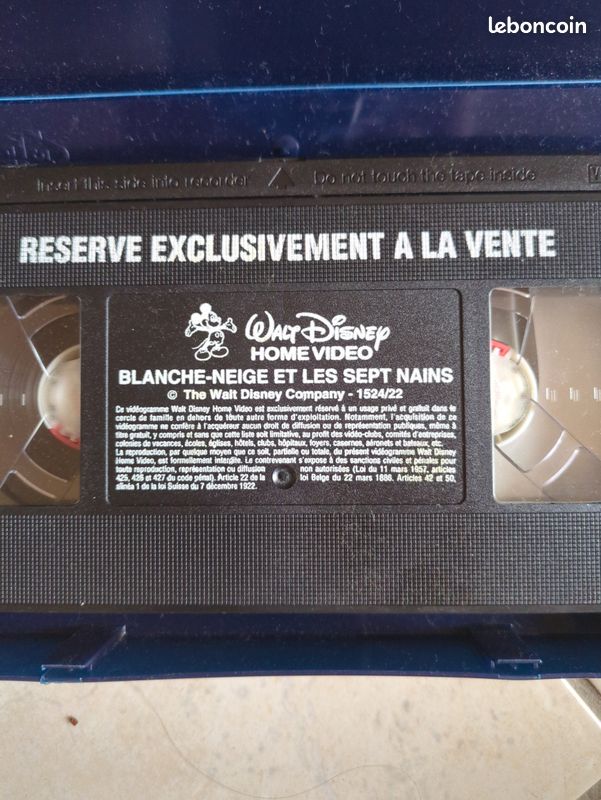 Cassettes VHS Disney (image 6)