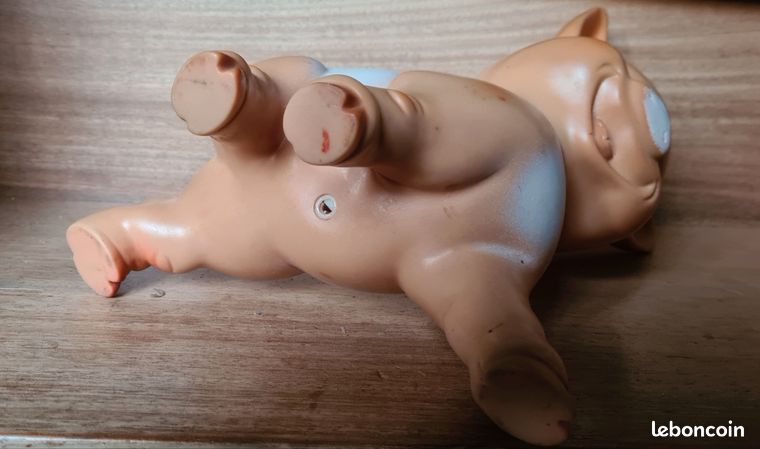 COCHON DISNEY ANCIEN POUET JOUET ANCIEN ANNÉES 60 3 petit cochon EUR 100,00 - FR