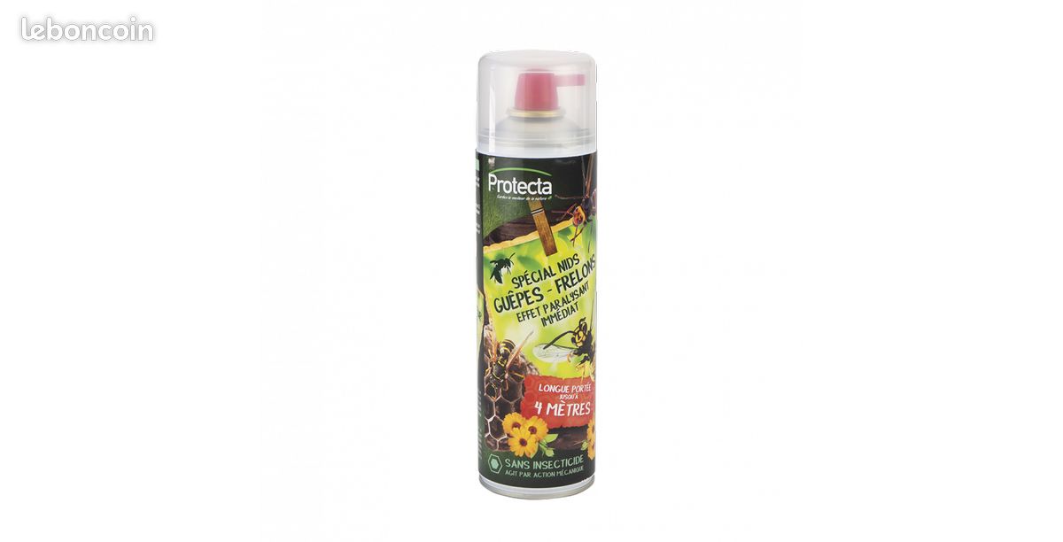 Aérosol Anti-Guêpes Et Frelons ACTO - Portée 6m - Formule Pompiers - 500ml