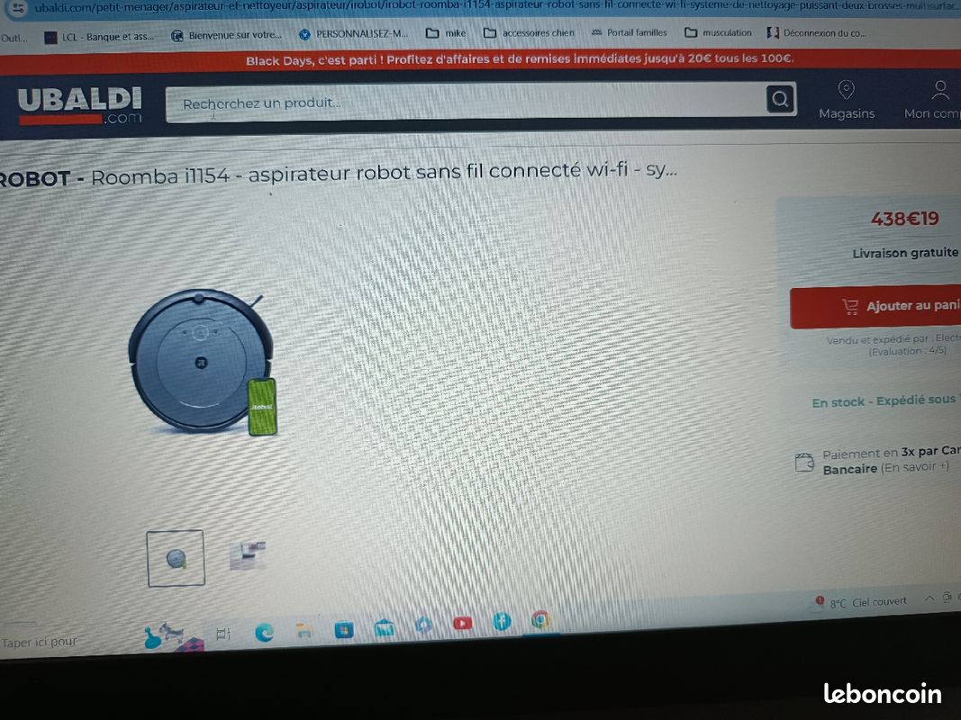 Robot aspirateur Irobot (image 3)