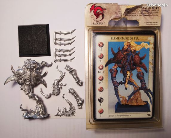 Figurine Rackham Confrontation – ACHERON Élémentaire De Ténèbres – OOP French Edition