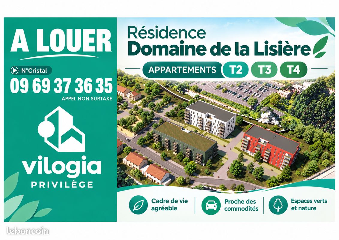 Appartement 4 pièces 88 m² · à Illzach · 87,8 m² · 1 094 €/mois