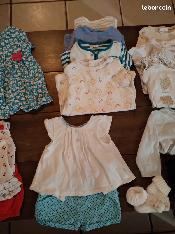 Lot vêtements bébé fille 3 mois (image 1)