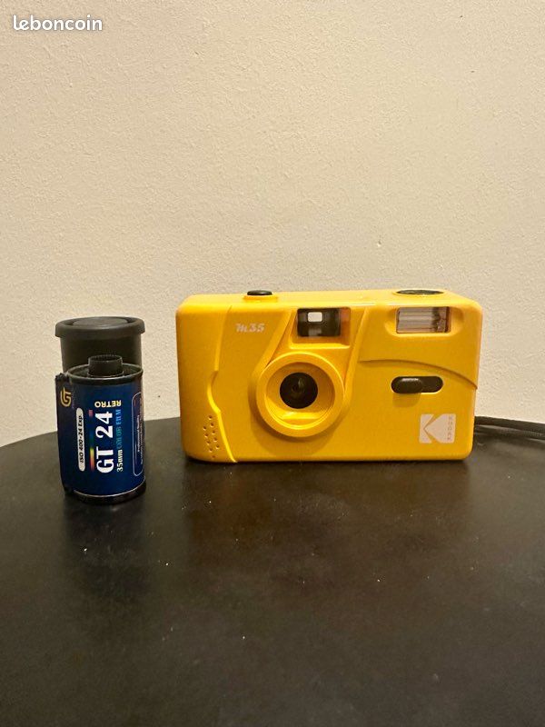 Appareil photo argentique 35mm Kodak M35 Jaune Réutilisable - Appareil