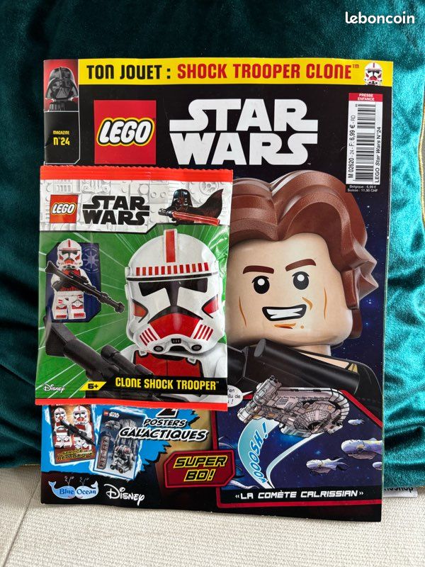 Magazine Figurine Shock Trooper Clone Lego Star Wars n 24 Jeux
