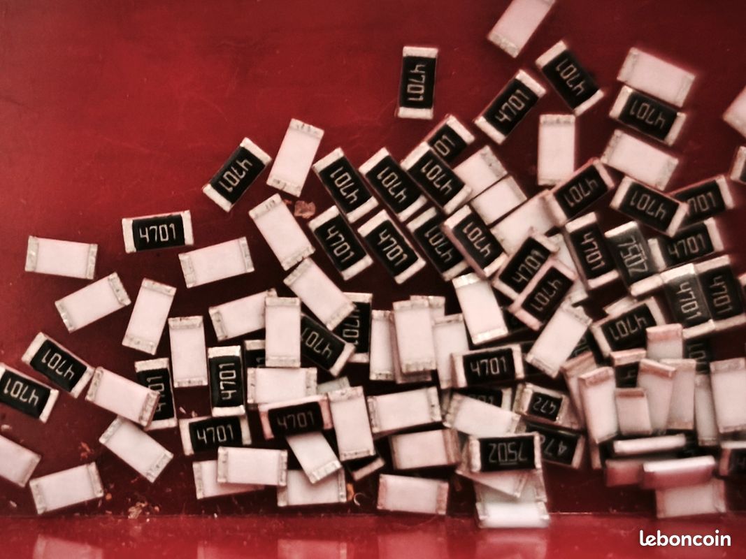 Lot composants électroniques CMS – résistances SMD, DIP-switches et trimmer (image 4)