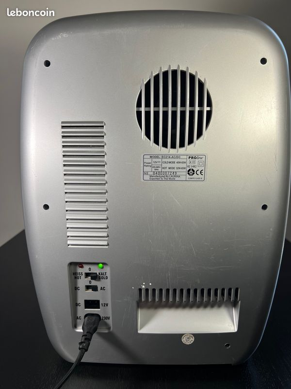 Mini réfrigérateur PROline EC214-AC/DC – Chaud/Froid – 12V & 220V (image 6)