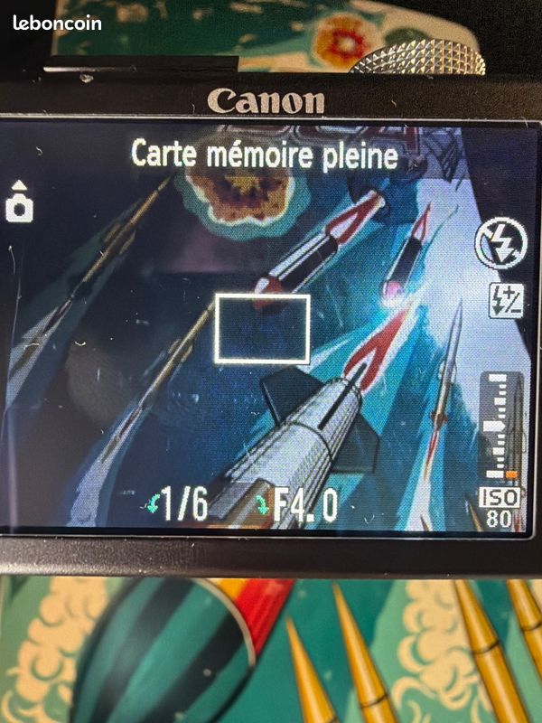 Appareil photo Canon PowerShot SX200 IS - Fonctionnel avec chargeur et carte SD #U106 (image 6)